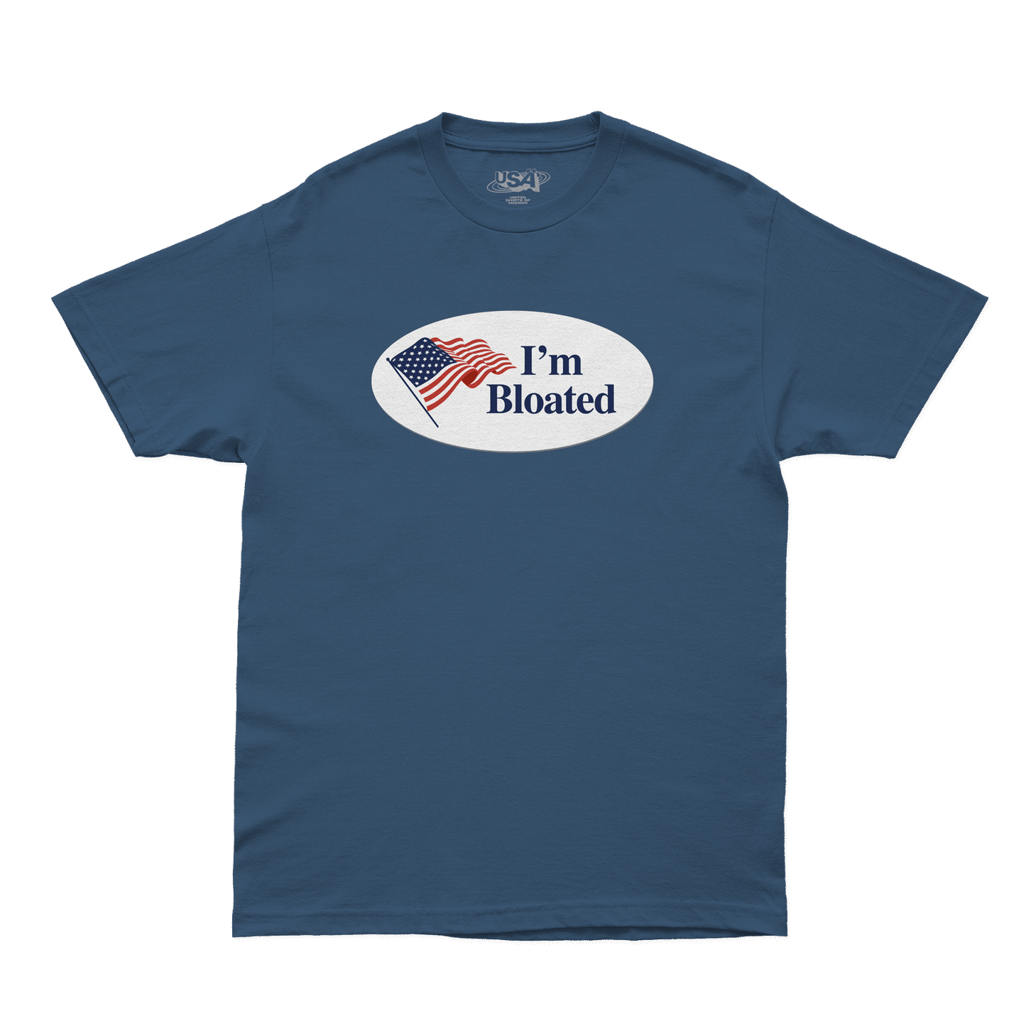 "I'M BLOATED" SHIRT - FADED NAVY